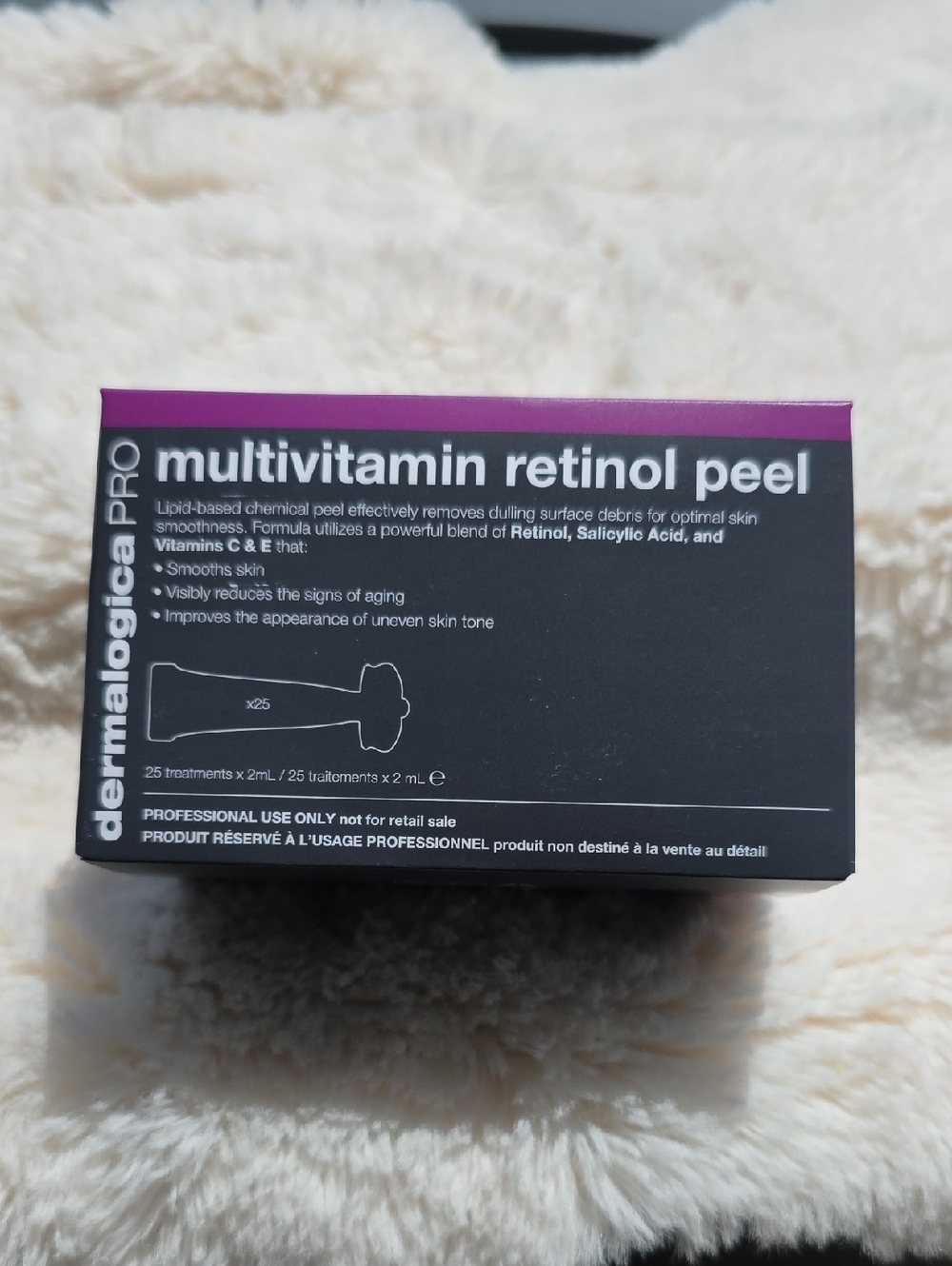 dermalogica Multivitamin Retinol Peel - Black with Purple Accent